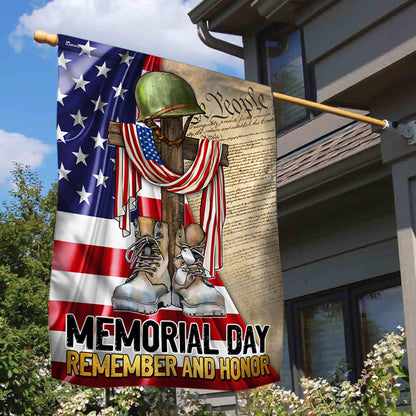 FLAGWIX Memorial Day Remember and Honor Veteran American Patriot We The People Flag MLN2754F