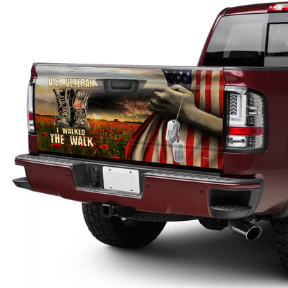 U.S. Veteran I Walked The Walk Truck Tailgate Wrap
