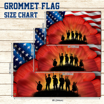 Veteran Grommet Flag All Gave Some, Some Gave All BNN192GF