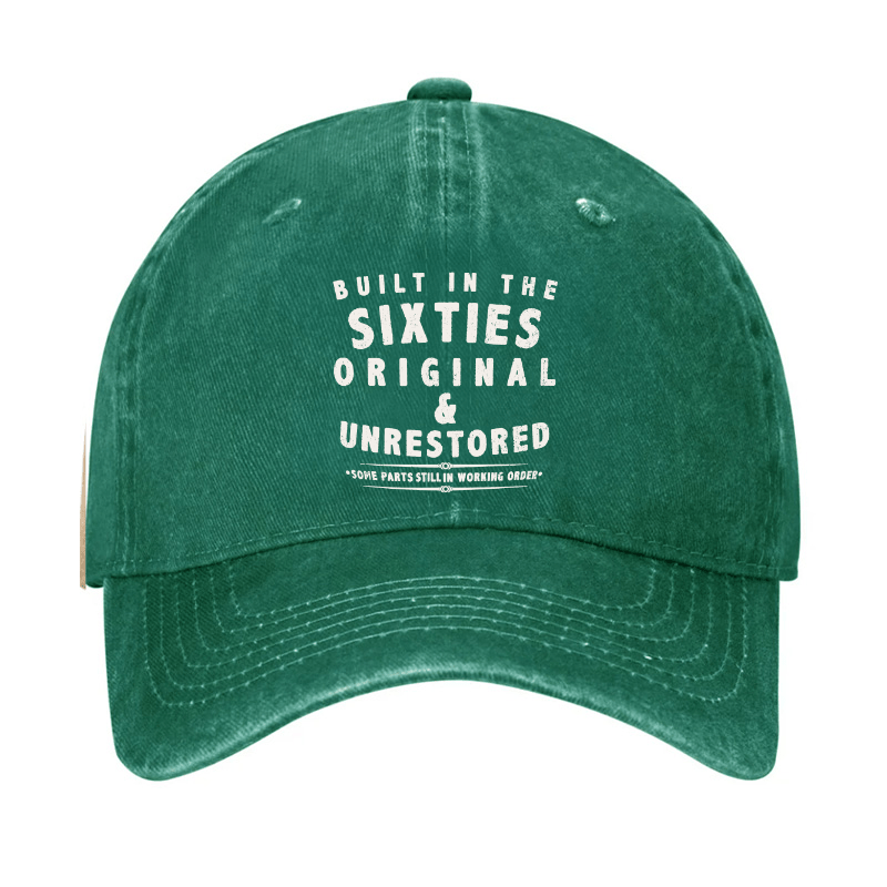 Built In The Sixties Original Cap (Free Customization)