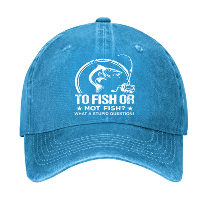 To Fish Or Not Fish? What A Stupid Question! Cap