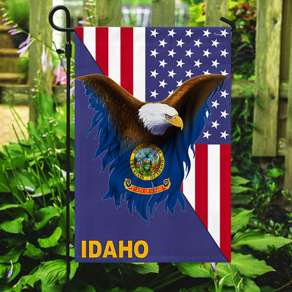 Idaho Flag American Eagle Idaho Flag TRL1748Fv3