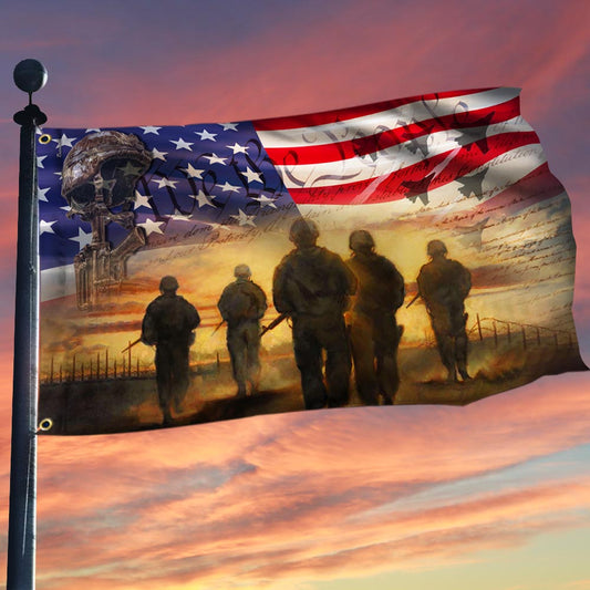 All Gave Some Some Gave All Veteran Flag