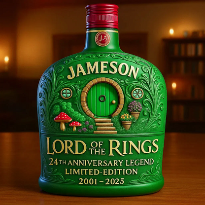 Lord of the Rings Bottle 24th Anniversary Legend Limited Edition whiskey bottle