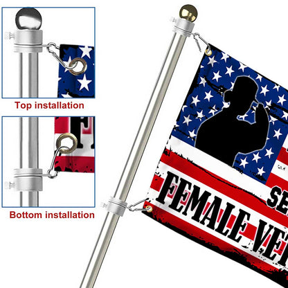 Female Veteran US Grommet Flag Proud To Have Served DBD3384GF