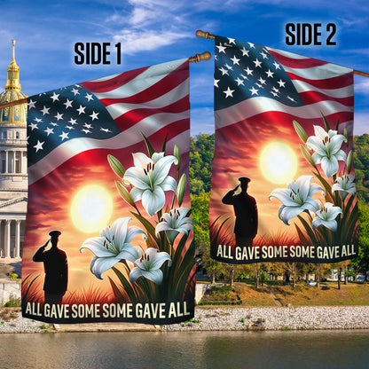 FLAGWIX  Veteran All Gave Some Some Gave All Flag MLN2493F