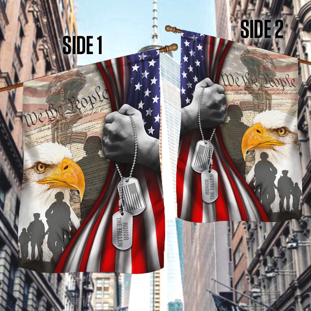 Flagwix American Flag - American Patriot, We The People, U.S. Veteran American Eagle Flag TPT174F