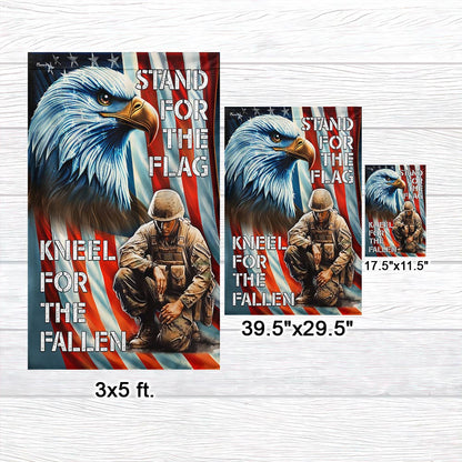 Memorial Day FLAGWIX American Veterans Eagle Stand For The Flag Kneel For The Fallen Flag MLN2768F