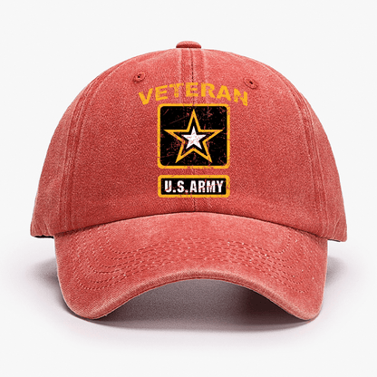US Army Veteran Cap (Free Customization)