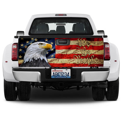 We The People Patriots Truck Tailgate Decal Sticker Wrap