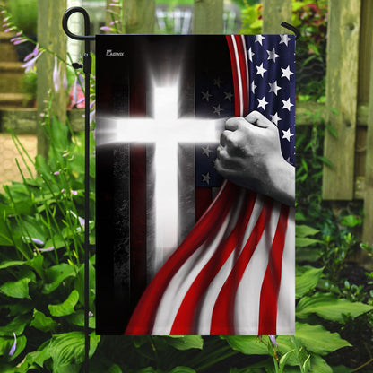 One Nation Under God Jesus American Flag