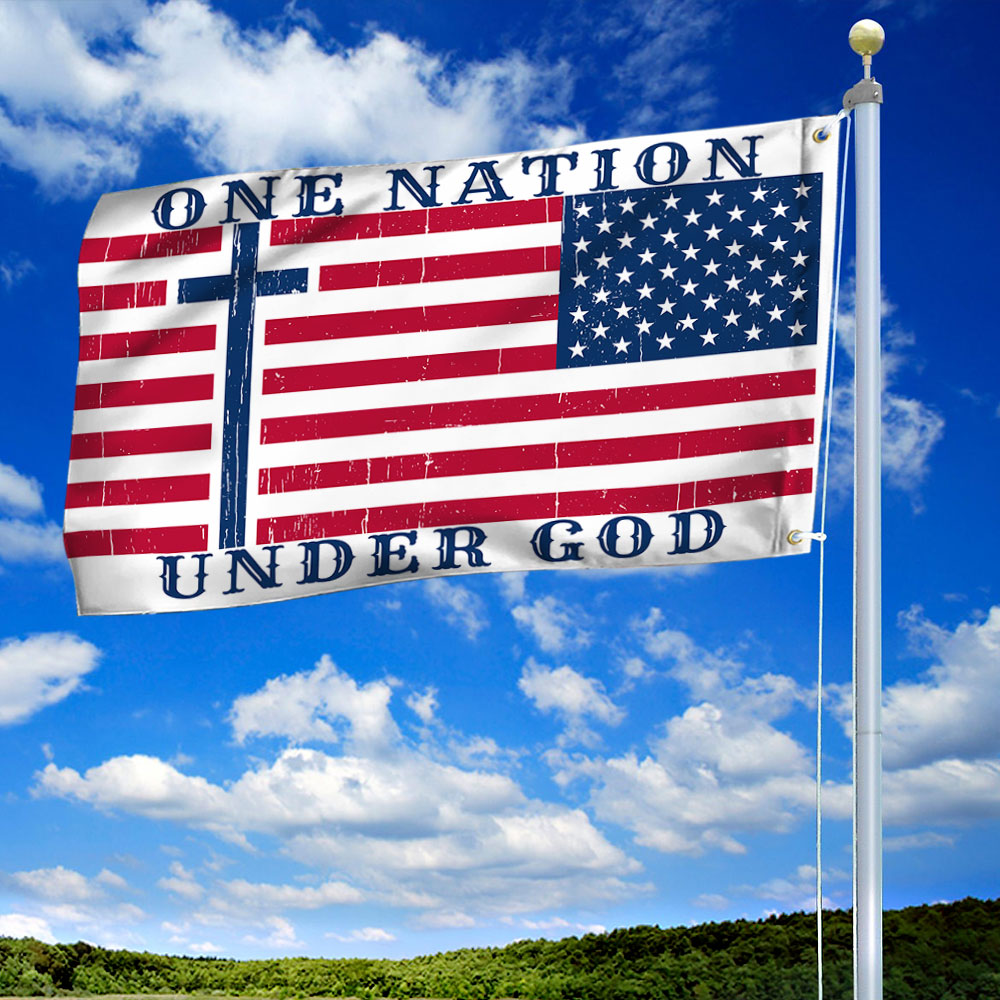 One Nation Under God American Grommet Flag MLN873GF