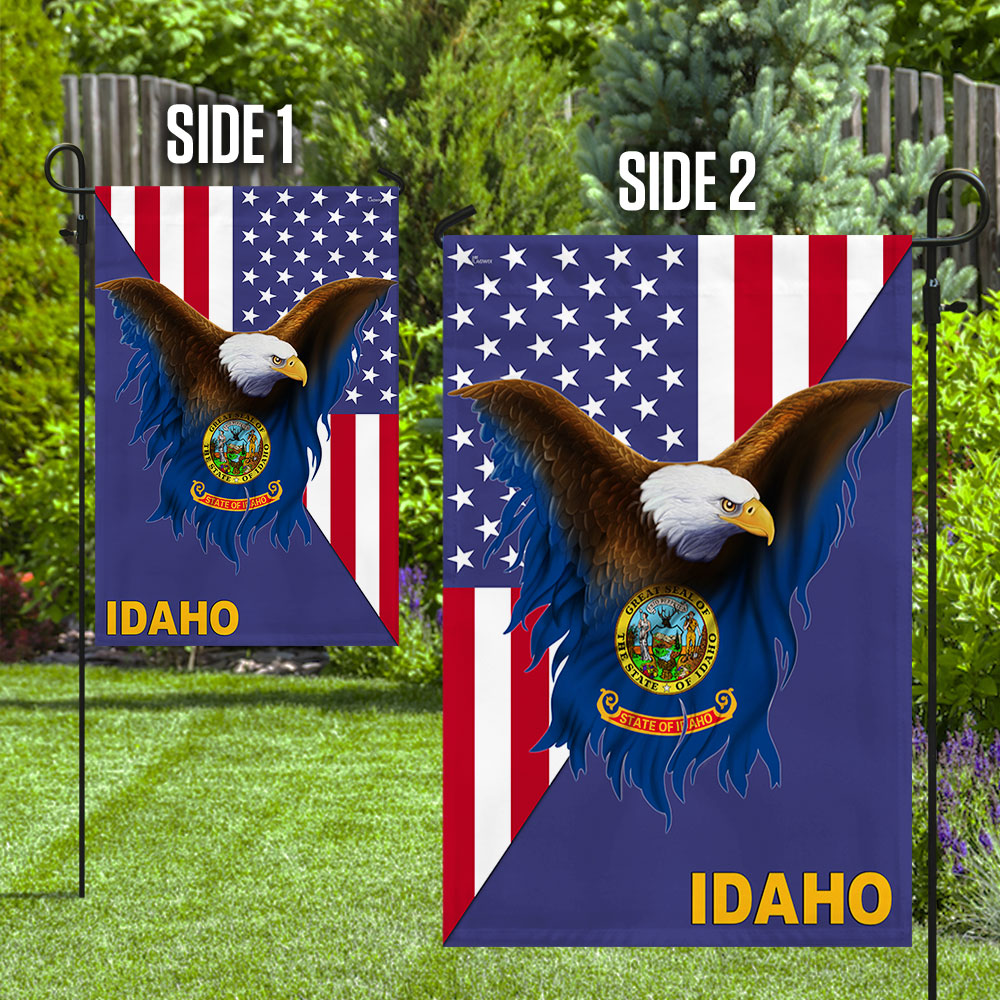 Idaho Flag American Eagle Idaho Flag TRL1748Fv3