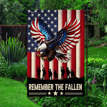 Memorial Day Remember The Fallen Patriotic Eagle Veteran Memorial Flag TPT1762F