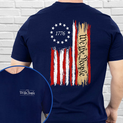 We The People T-Shirt - Patriotic Gift for Proud Americans & Everyday Wear MLN3131TS