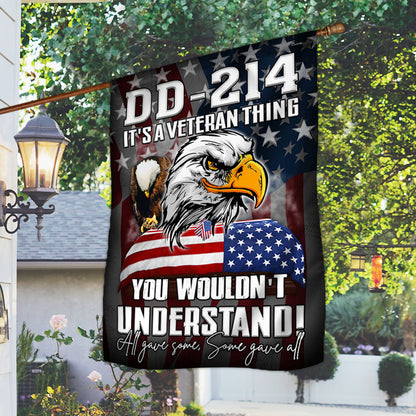 Veteran Eagle Flag DD 214 It's A Veteran Thing All Gave Some Some Gave All MLH2279F
