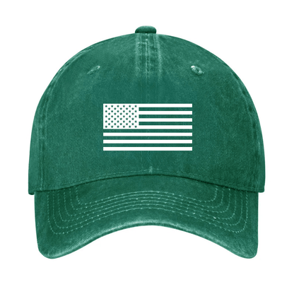 Classic American Flag Print For Men Cap