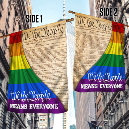 LGBT Flag We The People Means Everyone DDH3460F