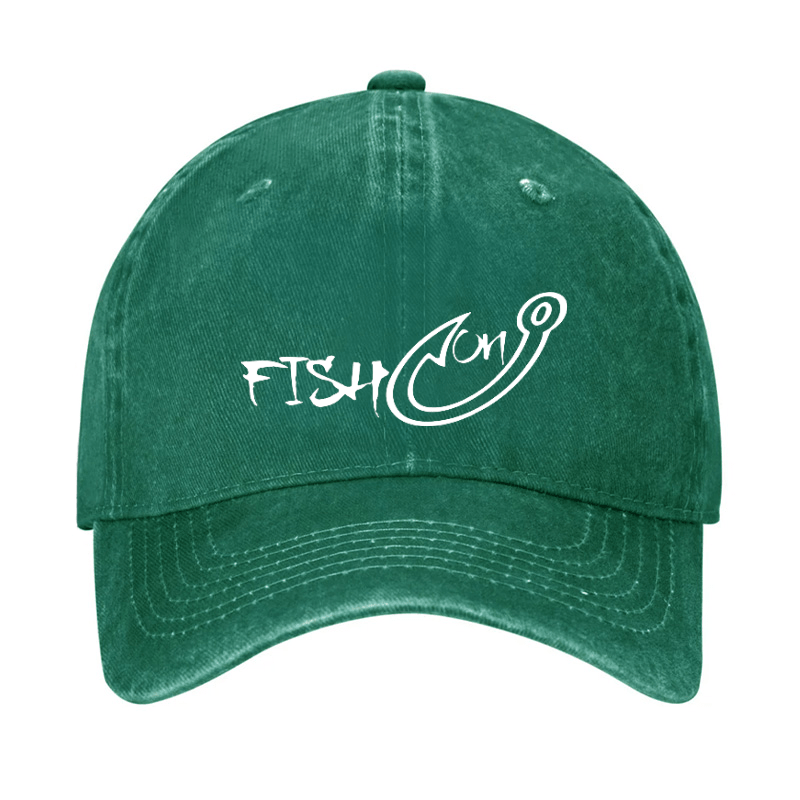 Fish On Funny Fishing Cap (Free Customization)