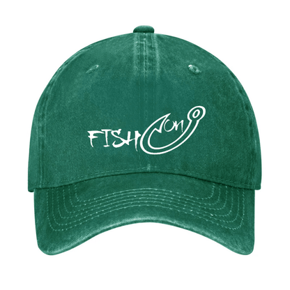 Fish On Funny Fishing Cap (Free Customization)