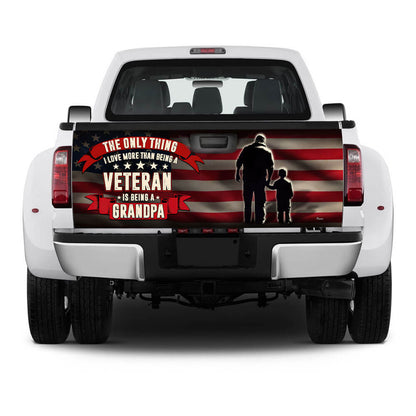 Veteran Grandpa Truck Tailgate Decal Sticker Wrap THB3847TD