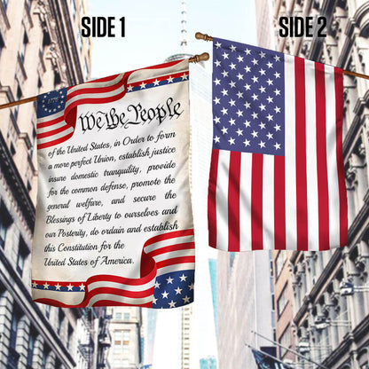 Flagwix American Flag - We The People Patriotic American Betsy Ross 1776 Two-Sided Flag TPT742Fv1