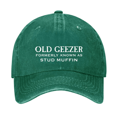 Funny Old Geezer Formerly Known As Stud Muffin Cap (Free Customization)