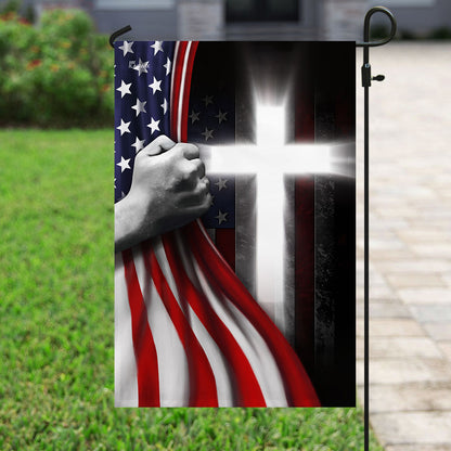 One Nation Under God Jesus American Flag