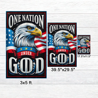 FLAGWIX  One Nation Under God Eagle Flag TQN2399F