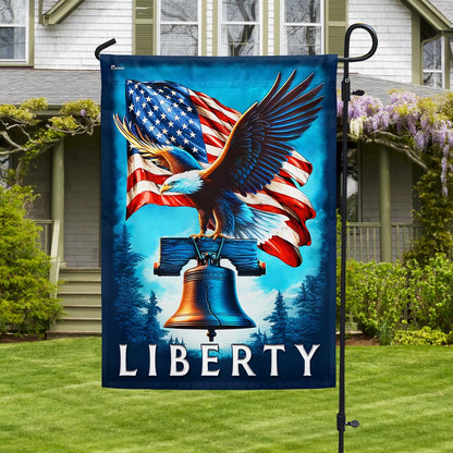 Flagwix American Flag - American Eagle Liberty Bell Flag for 4th of july Decoration