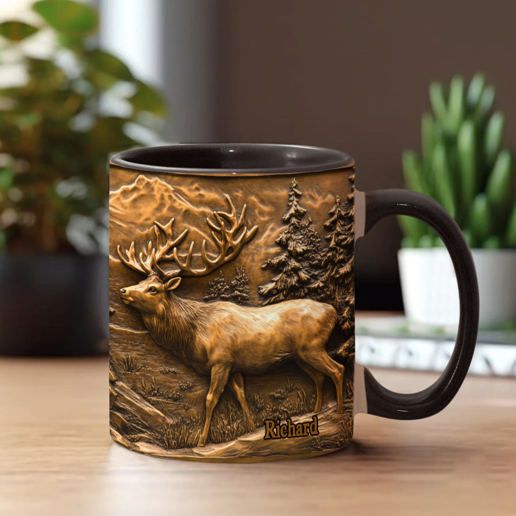 Hunting Deer - Personalized Hunting Accent Mug