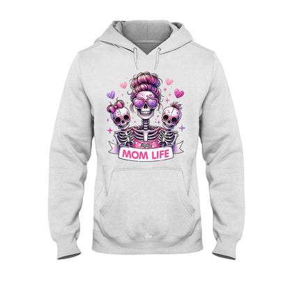 Mom Life - Personalized Skull T-shirt And Hoodie