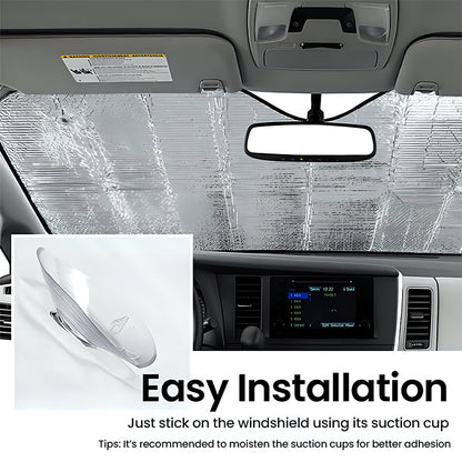 American Flag Skeleton - Personalized Skull Car Sunshade