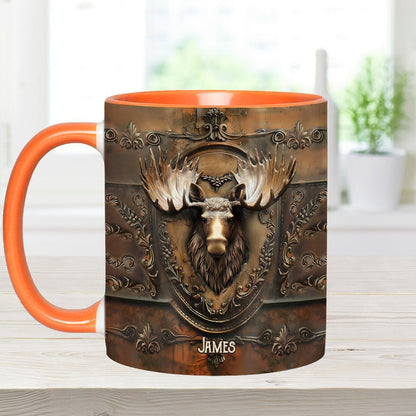 Beautiful Moose Wild Turkey Fox Duck - Personalized Hunting Accent Mug