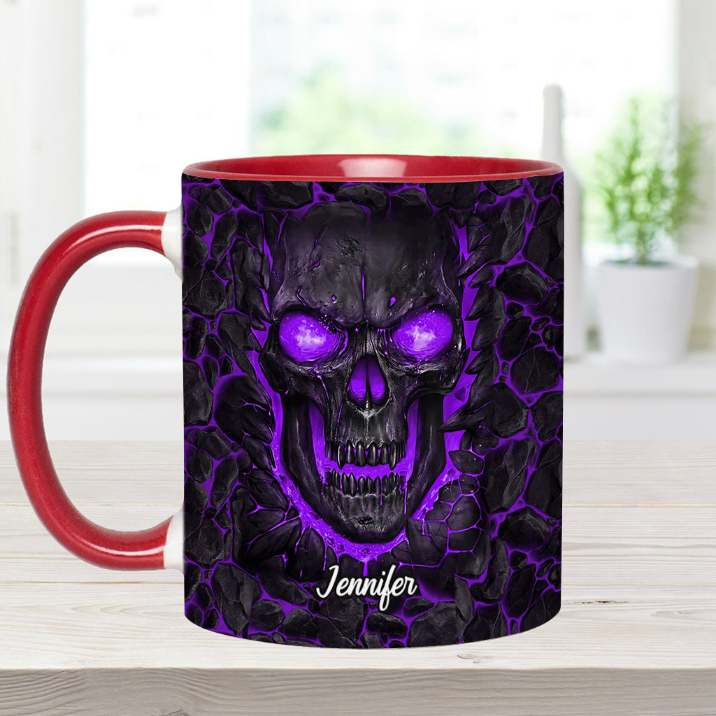 Evil Skull - Personalized Skull Accent Mug