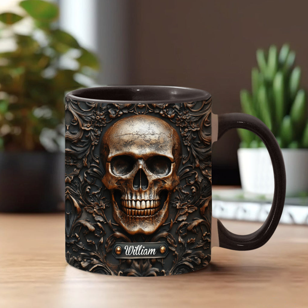 Skull Lover - Personalized Skull Accent Mug