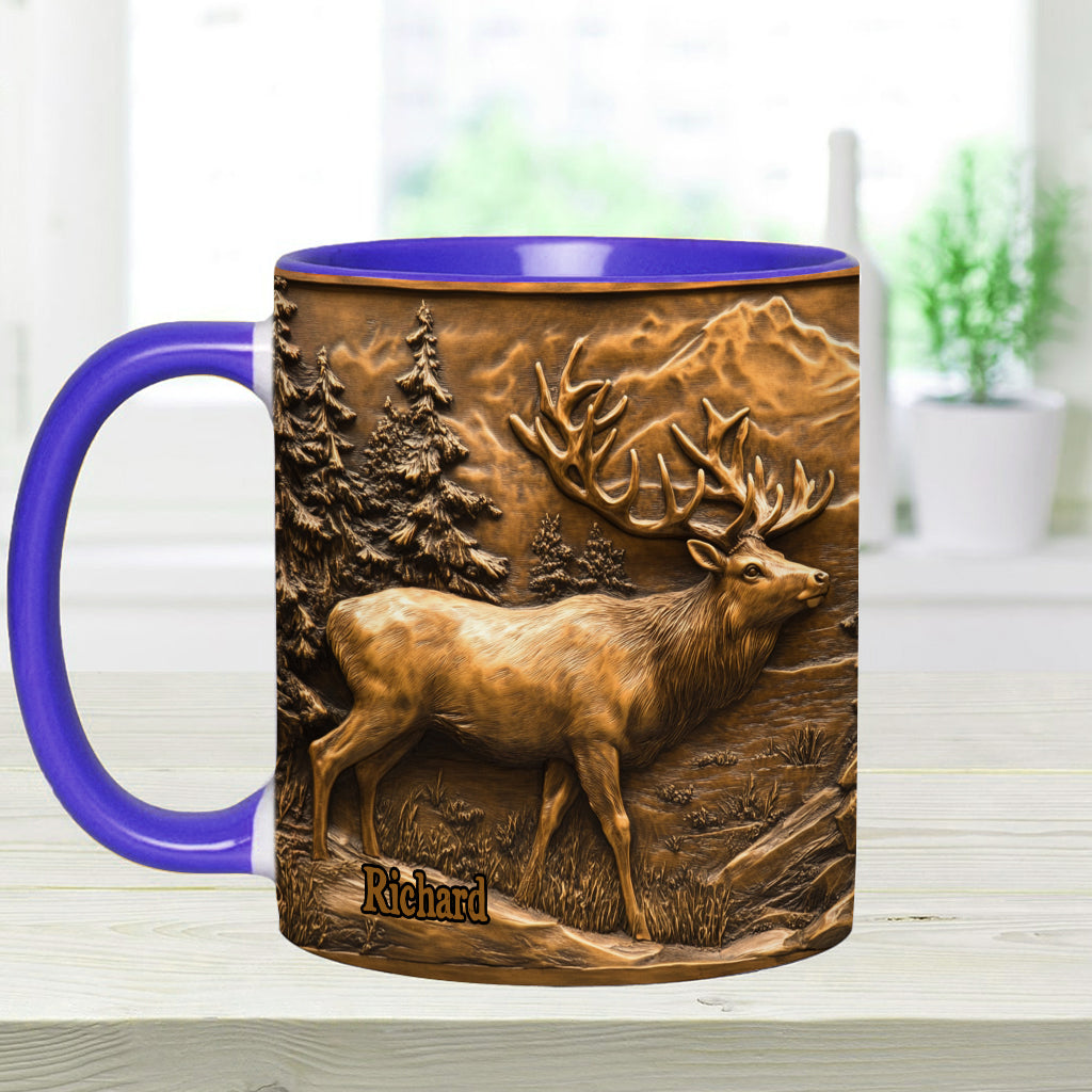 Hunting Deer - Personalized Hunting Accent Mug