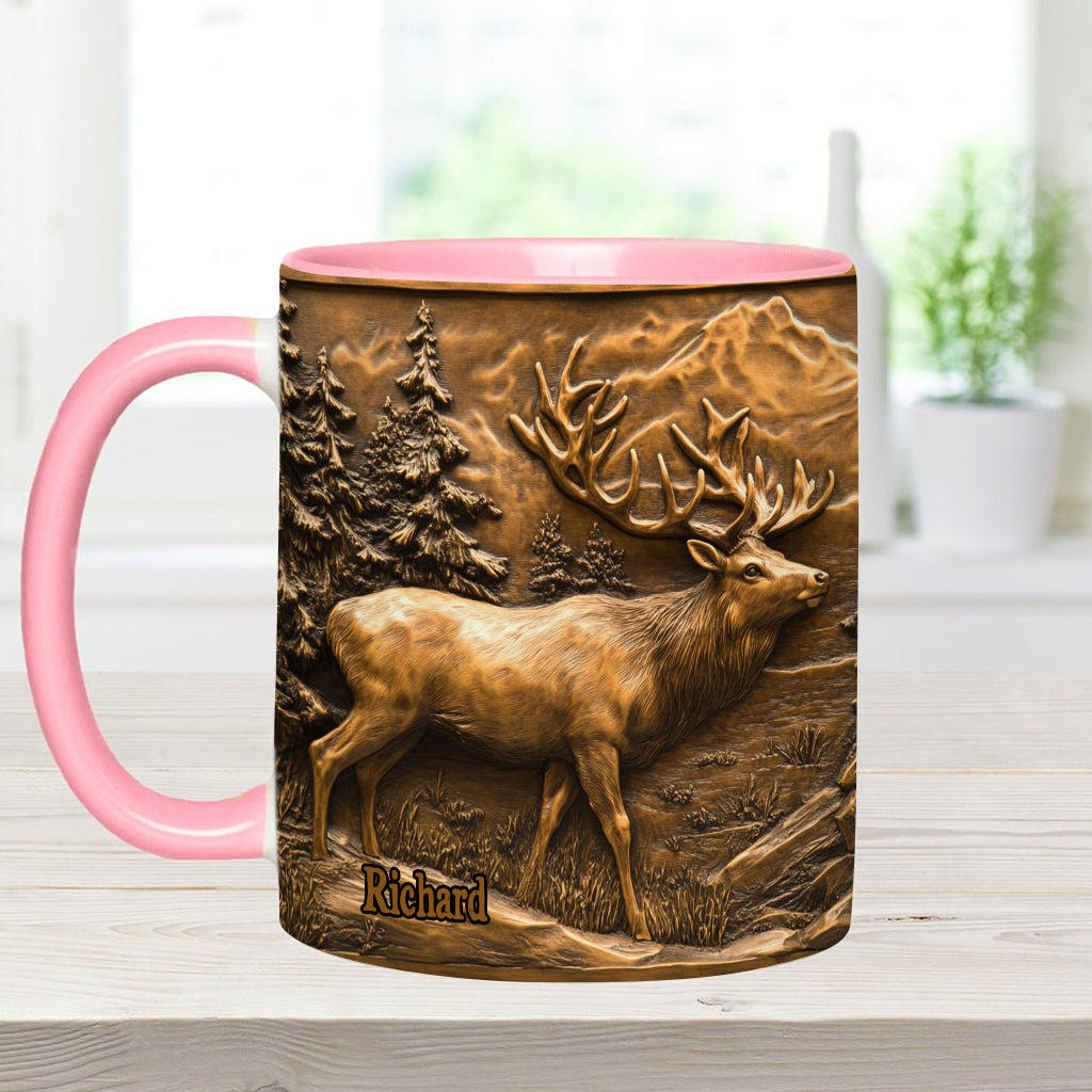 Hunting Deer - Personalized Hunting Accent Mug