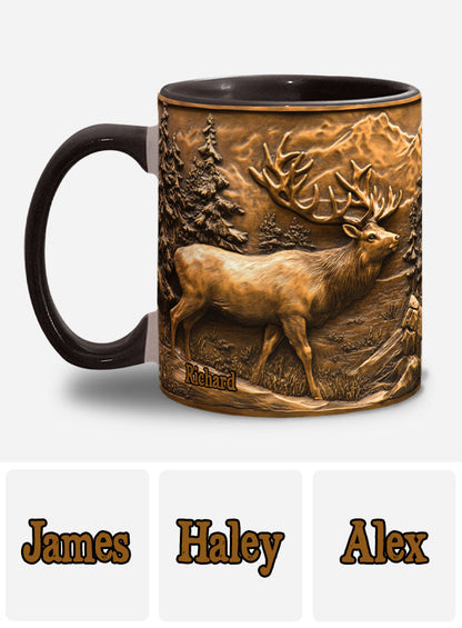 Hunting Deer - Personalized Hunting Accent Mug