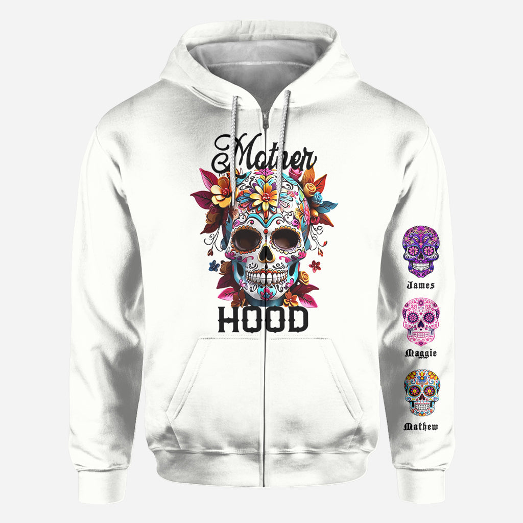 Spooky Mama - Personalized Skull All Over Shirt