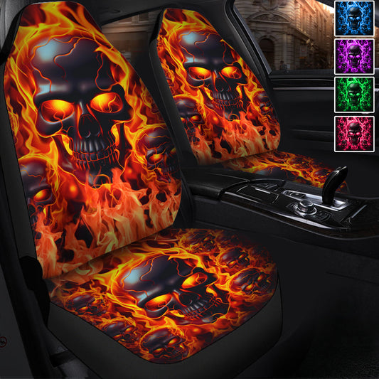 Get In Sit Down Shut Up Hold On - Personalized Skull Seat Covers