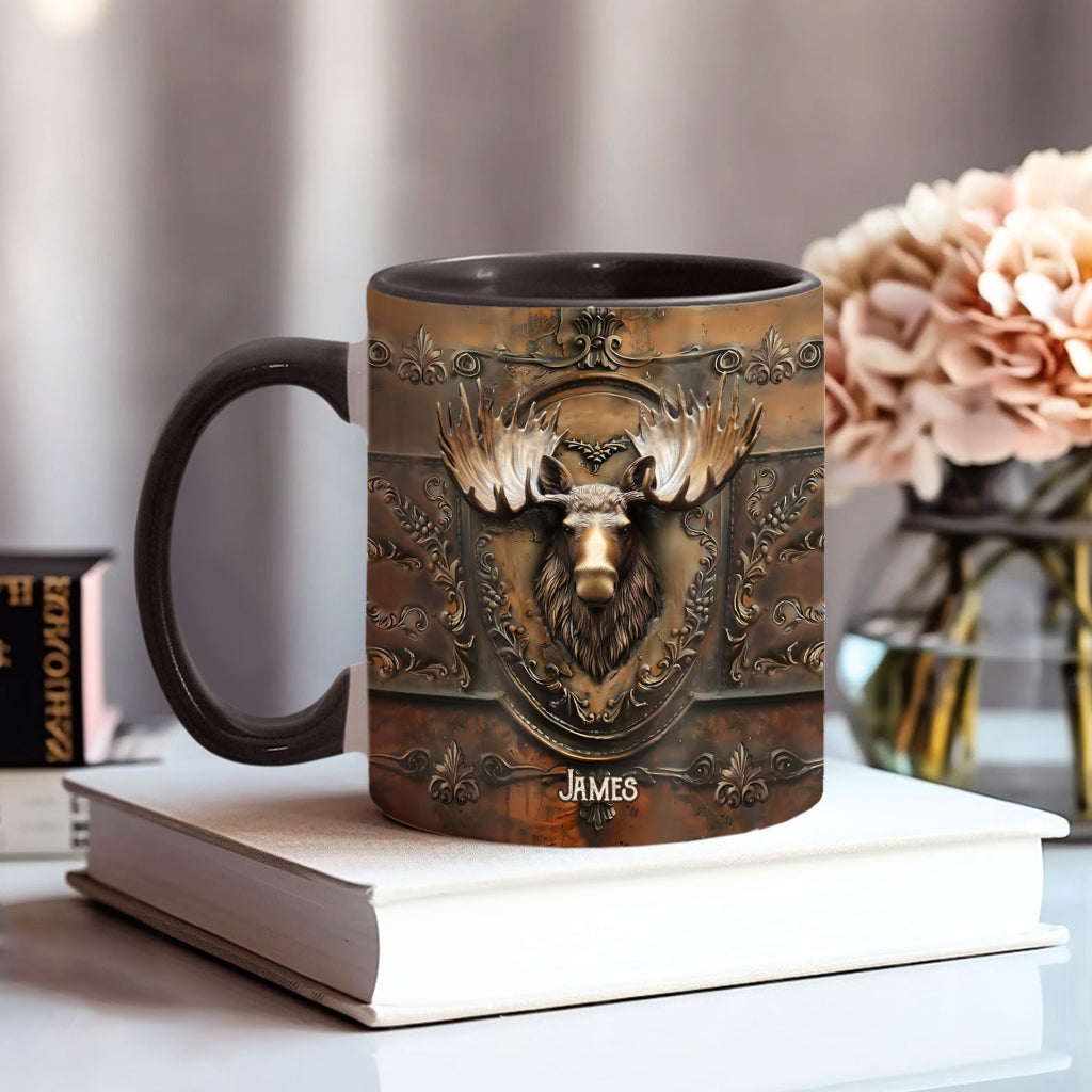 Beautiful Moose Wild Turkey Fox Duck - Personalized Hunting Accent Mug