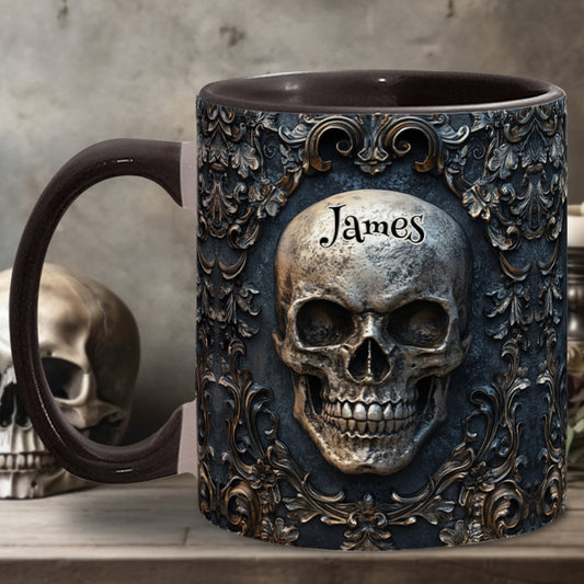 Awsome Skull - Personalized Skull Accent Mug