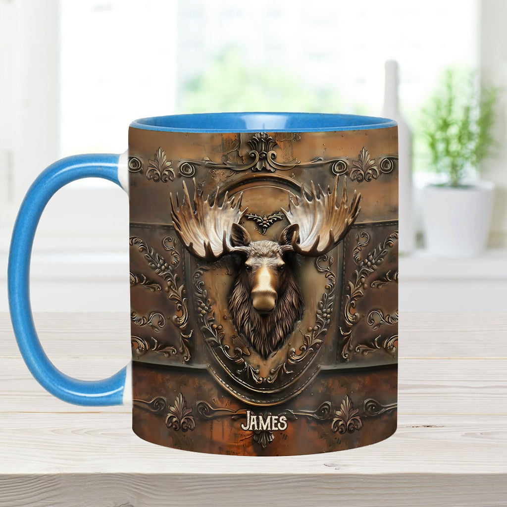 Beautiful Moose Wild Turkey Fox Duck - Personalized Hunting Accent Mug