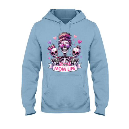 Mom Life - Personalized Skull T-shirt And Hoodie