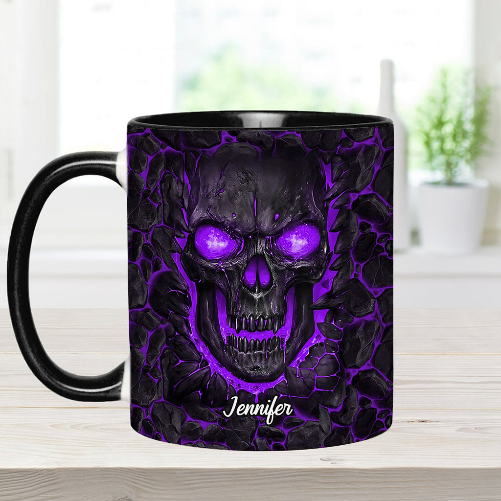 Evil Skull - Personalized Skull Accent Mug