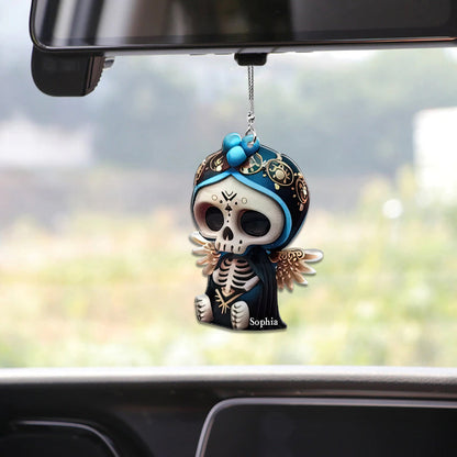 Cute Skull - Personalized Skull Car Ornament