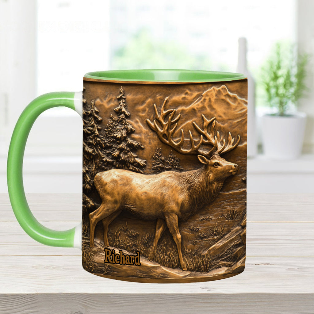 Hunting Deer - Personalized Hunting Accent Mug