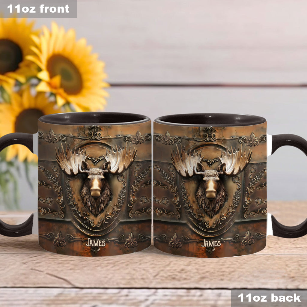 Beautiful Moose Wild Turkey Fox Duck - Personalized Hunting Accent Mug