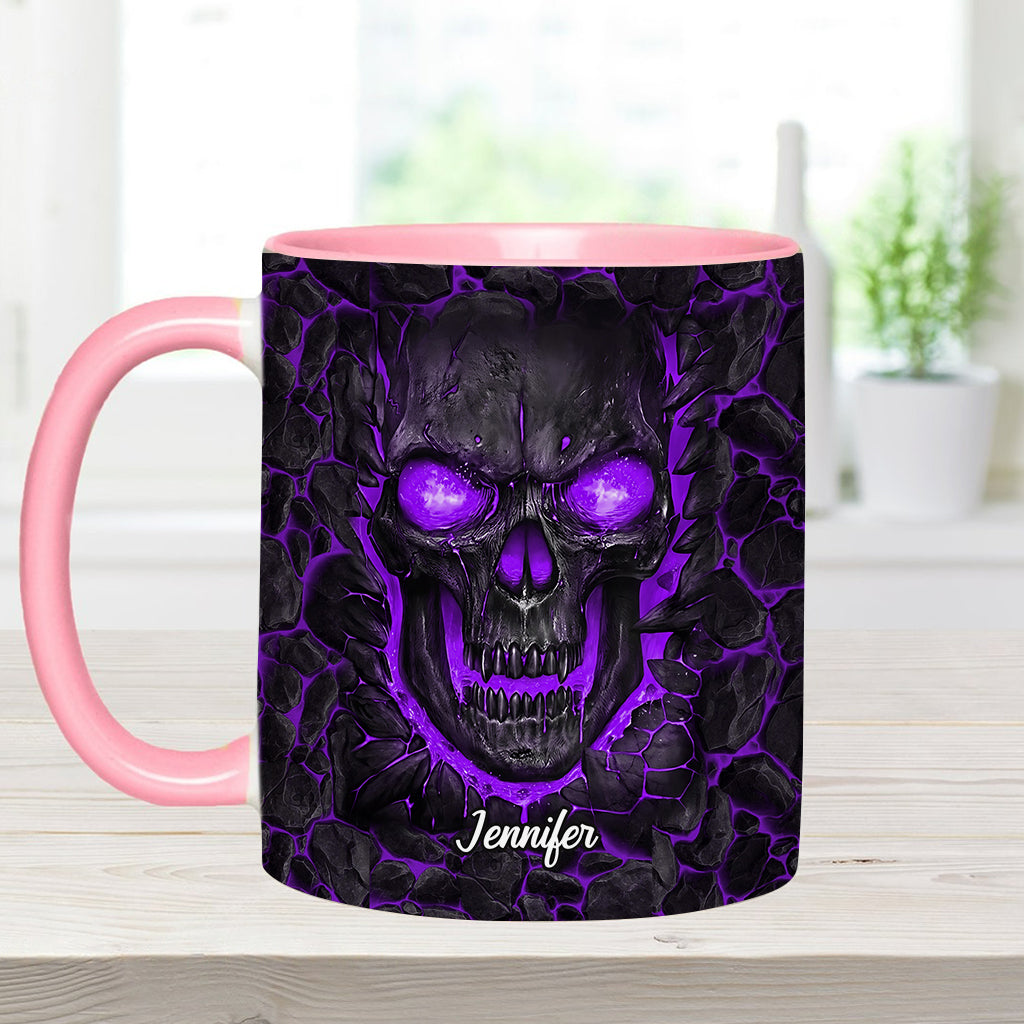 Evil Skull - Personalized Skull Accent Mug